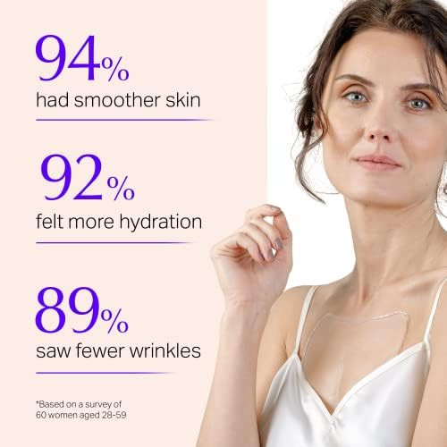 Chest Wrinkle Pads - Anti-Aging Skin Tightening Firming & Moisturizing Fine Lines Prevention - Sk... | Amazon (US)