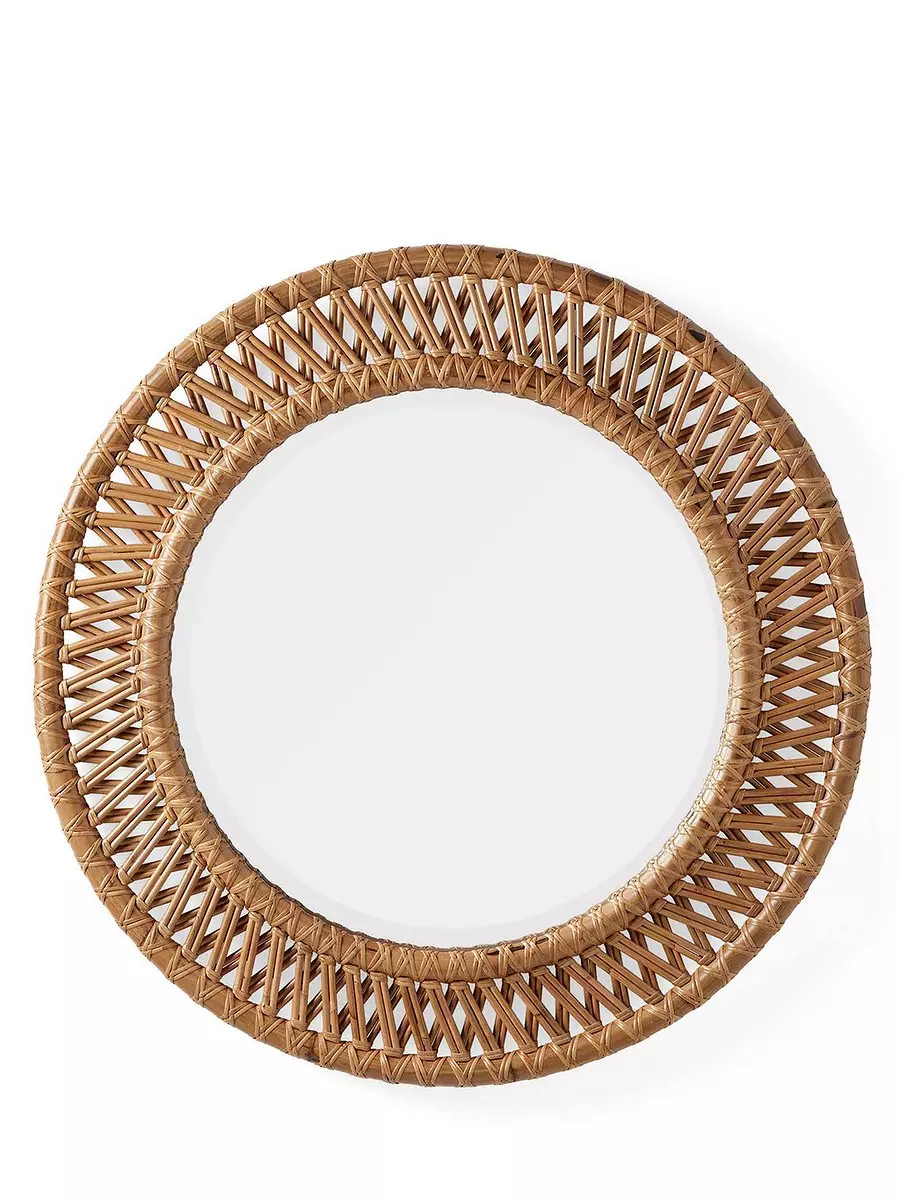 Norich Rattan Mirror | Serena and Lily
