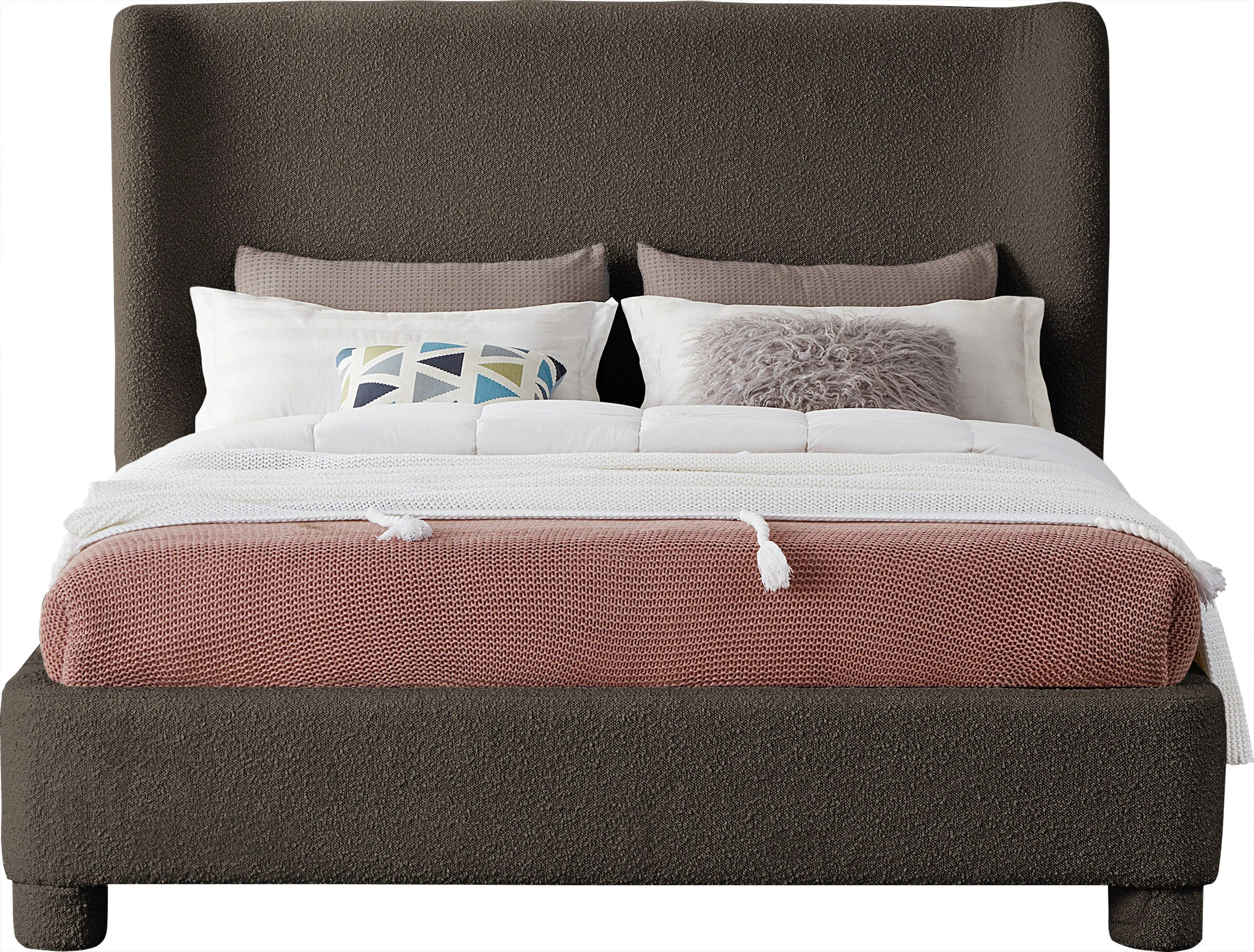 Ivyann Upholstered Unfinished Wingback Bed | Wayfair North America