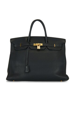 hermes Hermes Togo Birkin 35 Handbag in Noir - Black. Size all. | FWRD 