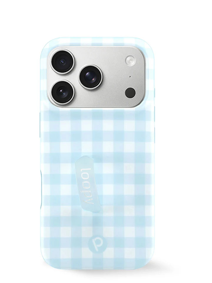 Loopy Cases - Blue Gingham | Loopy Cases