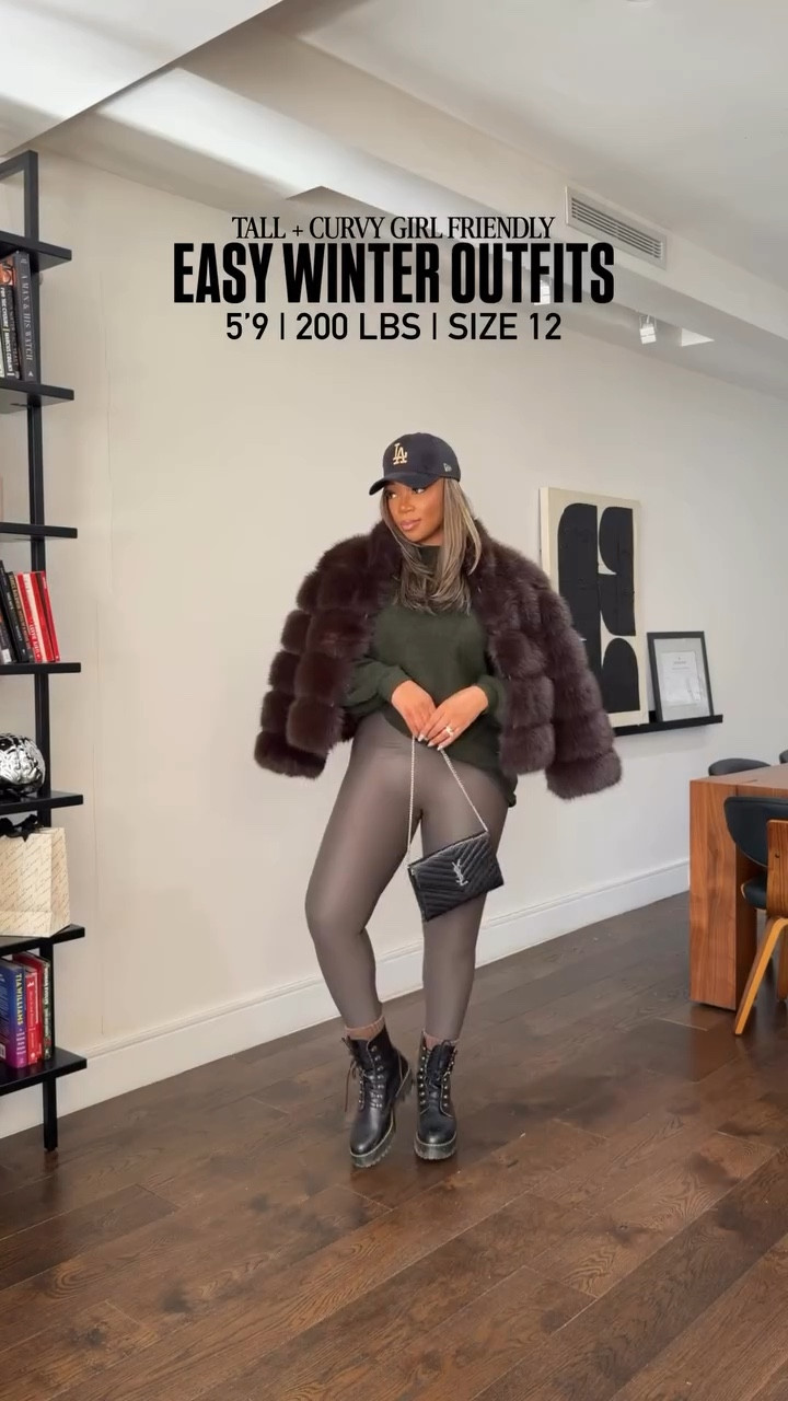 Love these looks!!! Look 1 (white sweatsuit) large top + XL bottom + large coat Look 2 (green turtle neck) medium top + XL bottom + large coat Look 3 large jumpsuit + medium coat Look 4 large sweater + large leggings + XL coat

#LTKSeasonal #LTKMidsize #LTKTall