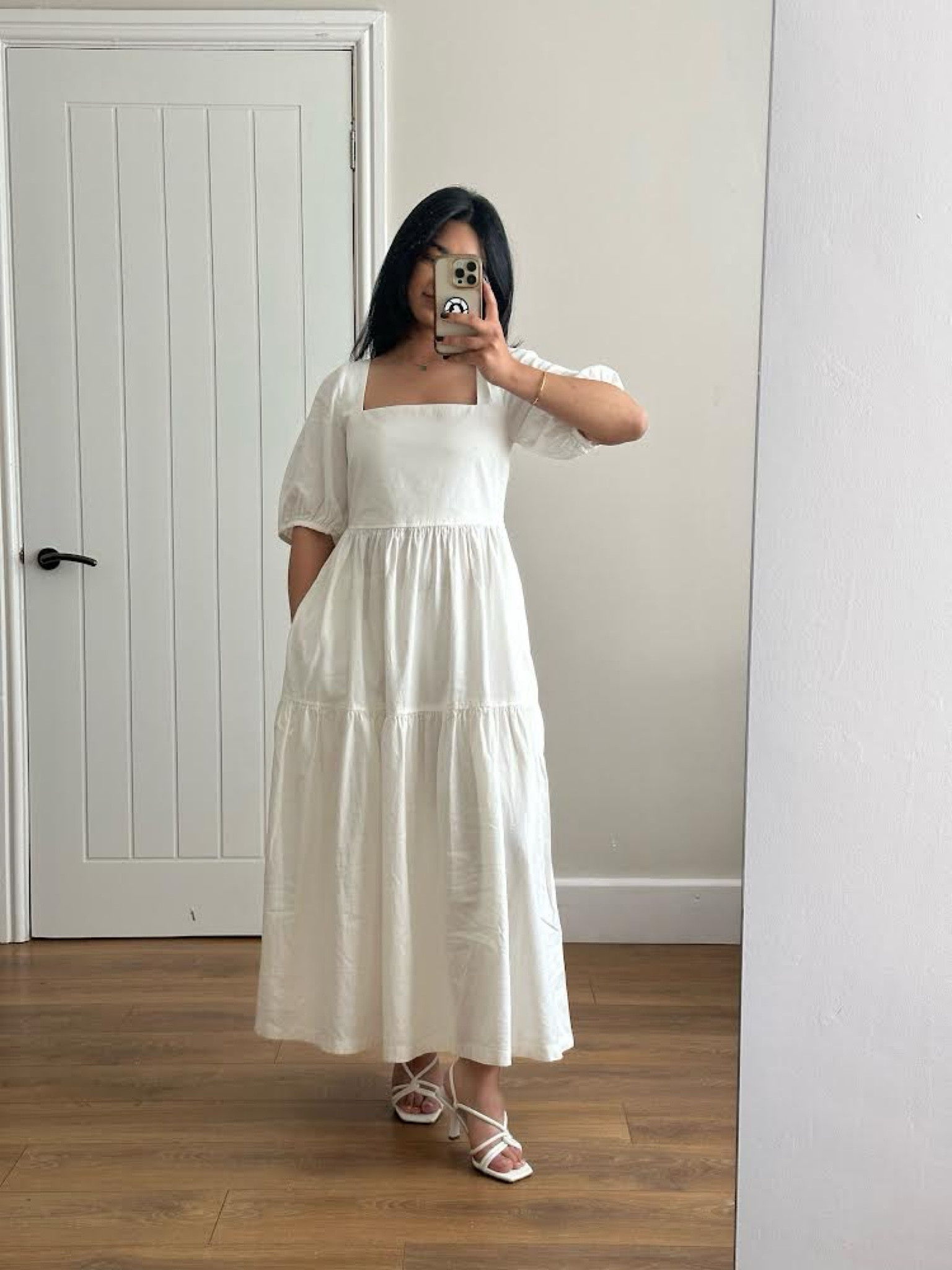 Uniqlo, Asos, transitional outfit, spring outfits, spring dress, puff sleeve dress, white maxi dress, maxi dress, summer dress, summer outfits 
#LTKxUNIQLO #ThisIsMyBestT

#LTKeurope #LTKstyletip #LTKspring