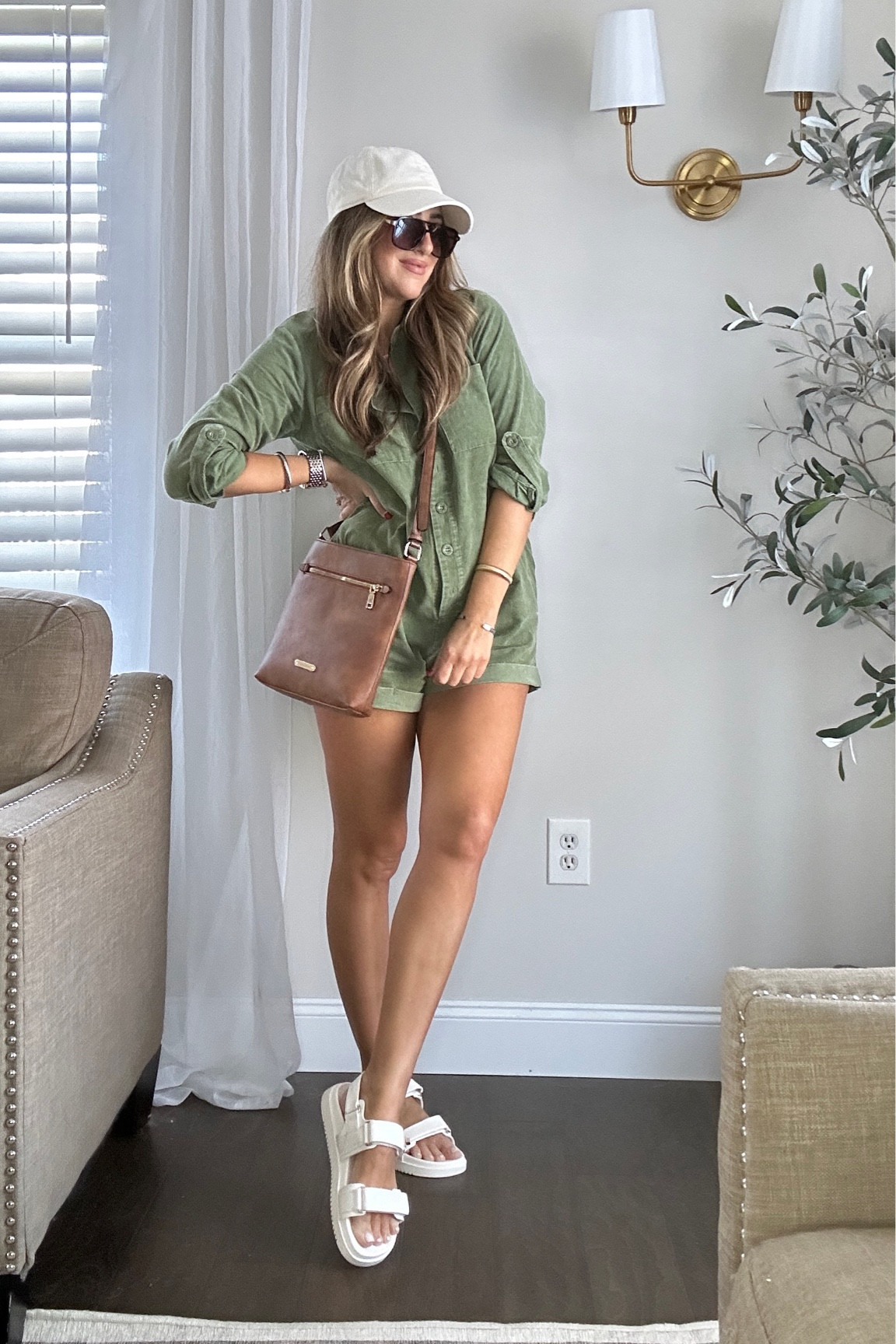 The cutest green romper! Use code LAUREN20 for 20% off. Med

Vacation outfit. Resort wear. 

#LTKstyletip #LTKtravel #LTKSeasonal