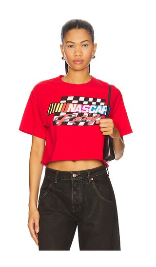 Nascar Racing Crop Tee in Red | Revolve Clothing (Global)