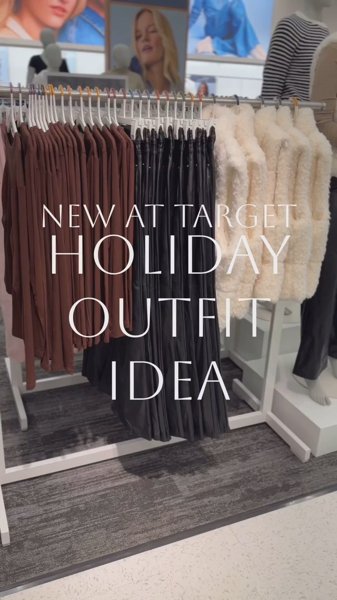 Holiday outfit idea // Target new arrivals I’m currently loving! Just released online- this outfit stopped me in my tracks in-store! So adorable for the holiday season! This shearling puffer vest is so crazy cozy, I can’t even tell you! These high rise wide leg faux leather pants are a must-have! I grabbed them in the black and the brown! Check back soon for a try-on reel! And this long sleeve henley top is the best basic layer for fall and winter! So soft and tons of colors available! On-trend and chic for the holiday season! Mix and match these pieces or style separately! All so perfect for Christmas, NYE, date night, special holiday events, and more! Which Target new arrivals for the holidays is your fave?👇🏻

#LTKHoliday #LTKFindsUnder50 #LTKStyleTip