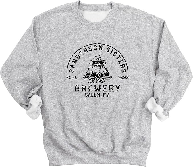 Sanderson Sisters Brewery Funny Witches Beer Brew Drinking Sweatshirt | Amazon (US)