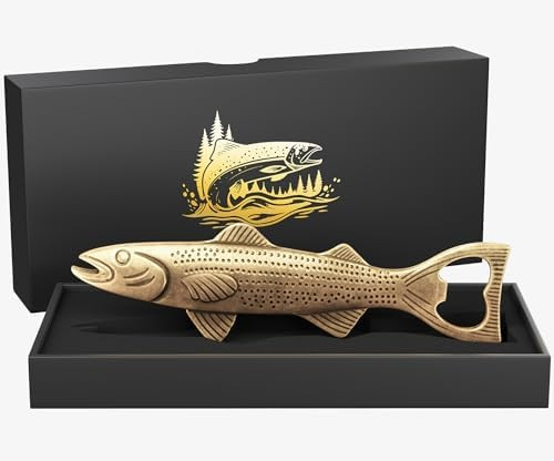 Unique Fish Beer Gifts for Men Vintage Bottle Opener, Fishing Fathers Day Gift Birthday Christmas... | Amazon (US)