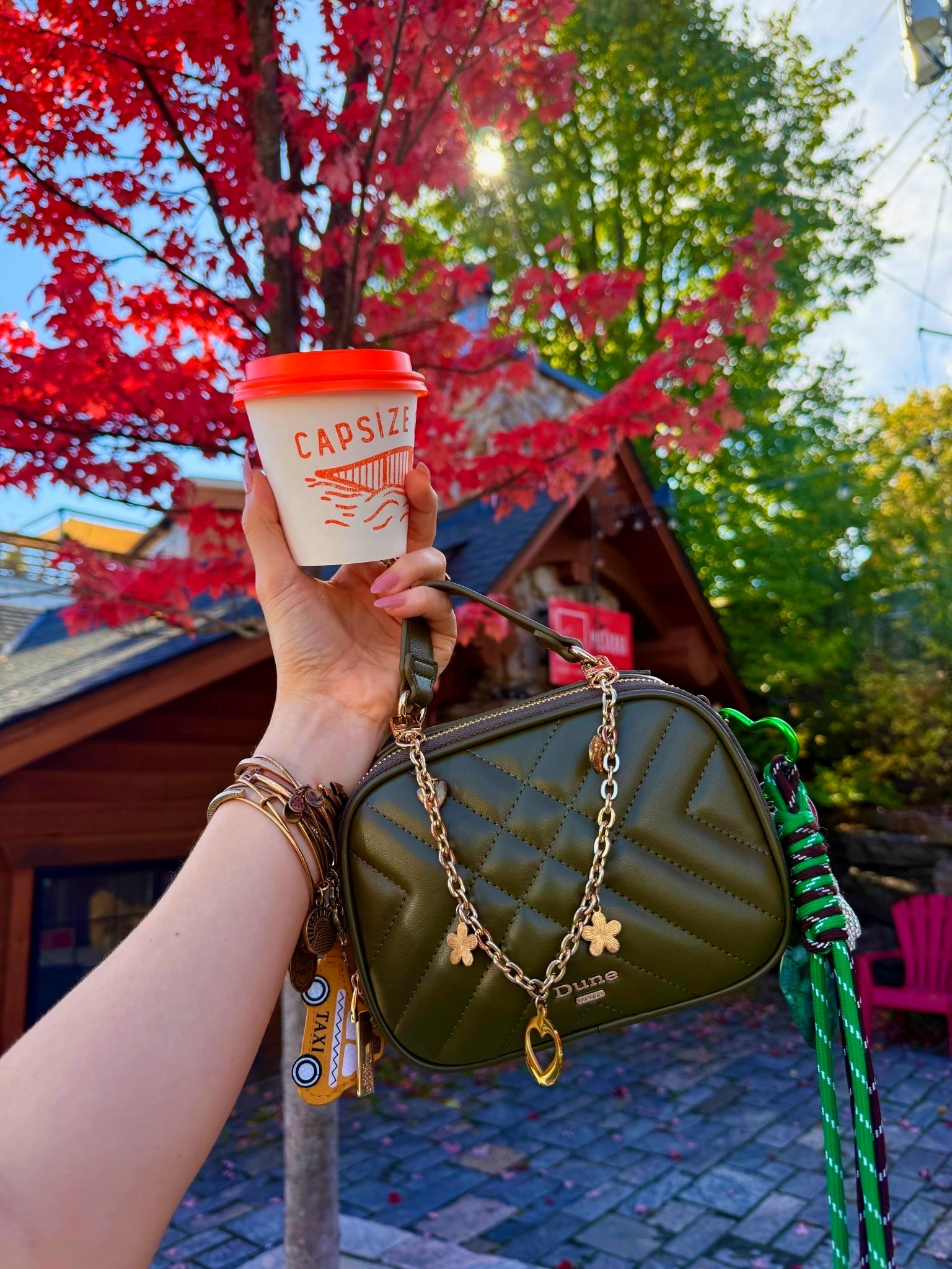 Canada supplied the leaves, the coffee, the autumn vibes. I just supplied the fashion accessories. 🍁☕👜 

#LTKbag