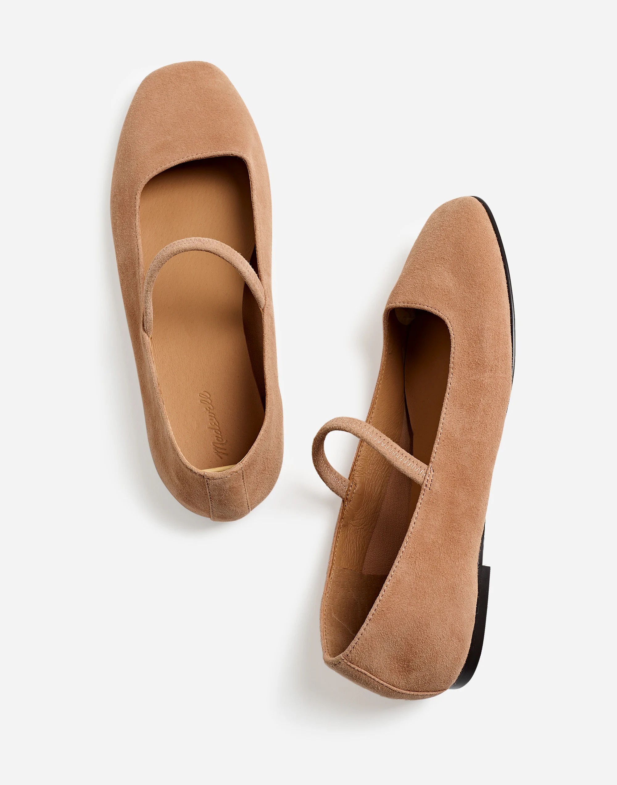 The Greta Ballet Flat in Suede | Madewell