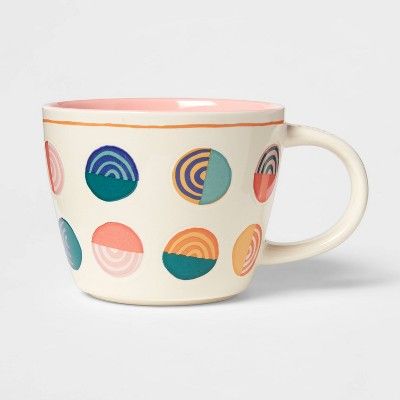 16oz Stoneware Happy To Be Here Mug - Opalhouse™ | Target