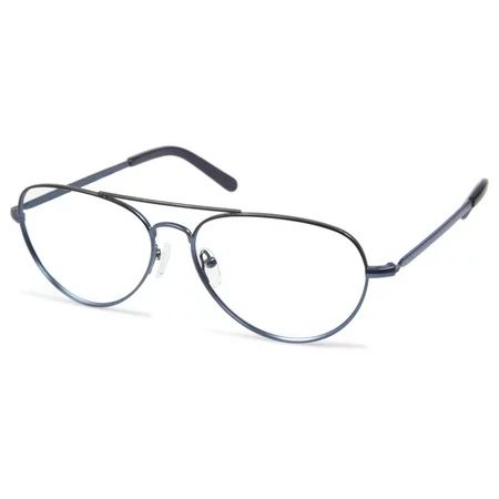 Cynthia Rowley No. 86 Unisex Black Navy Aviator Eyeglasses | Walmart (US)