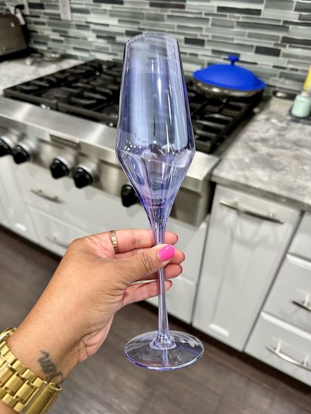 I found these cute champagne flutes at Ross, but I linked some similar ones for you! 

#LTKhome