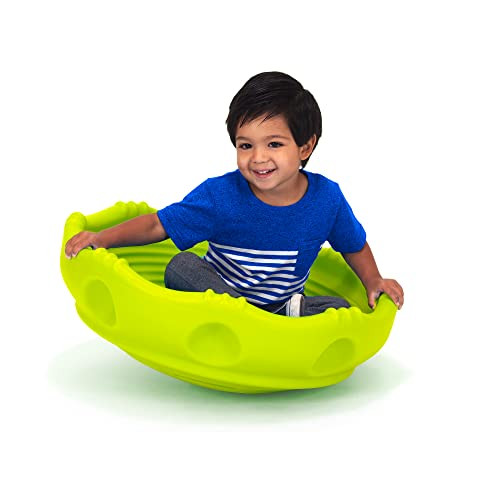 Simplay3 Two Sided Rock Around Wobble Disk and Climbing Dome for Toddlers and Kids - Rocking and Climbing - Indoor/Outdoor - Green, Made in USA | Amazon (US)