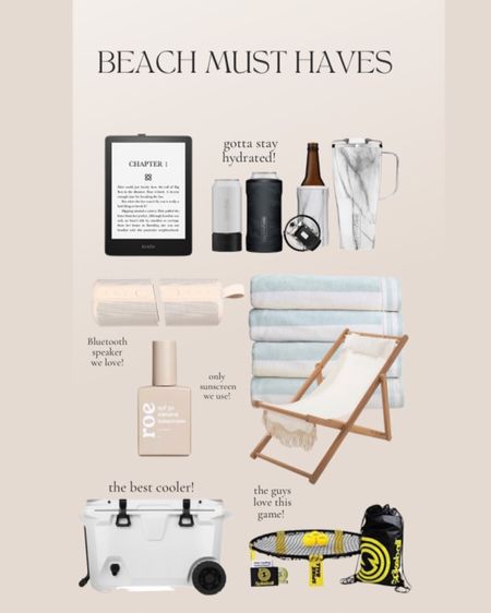 Beach must haves // vacation // summer // beach essentials 

#LTKtravel #LTKSeasonal