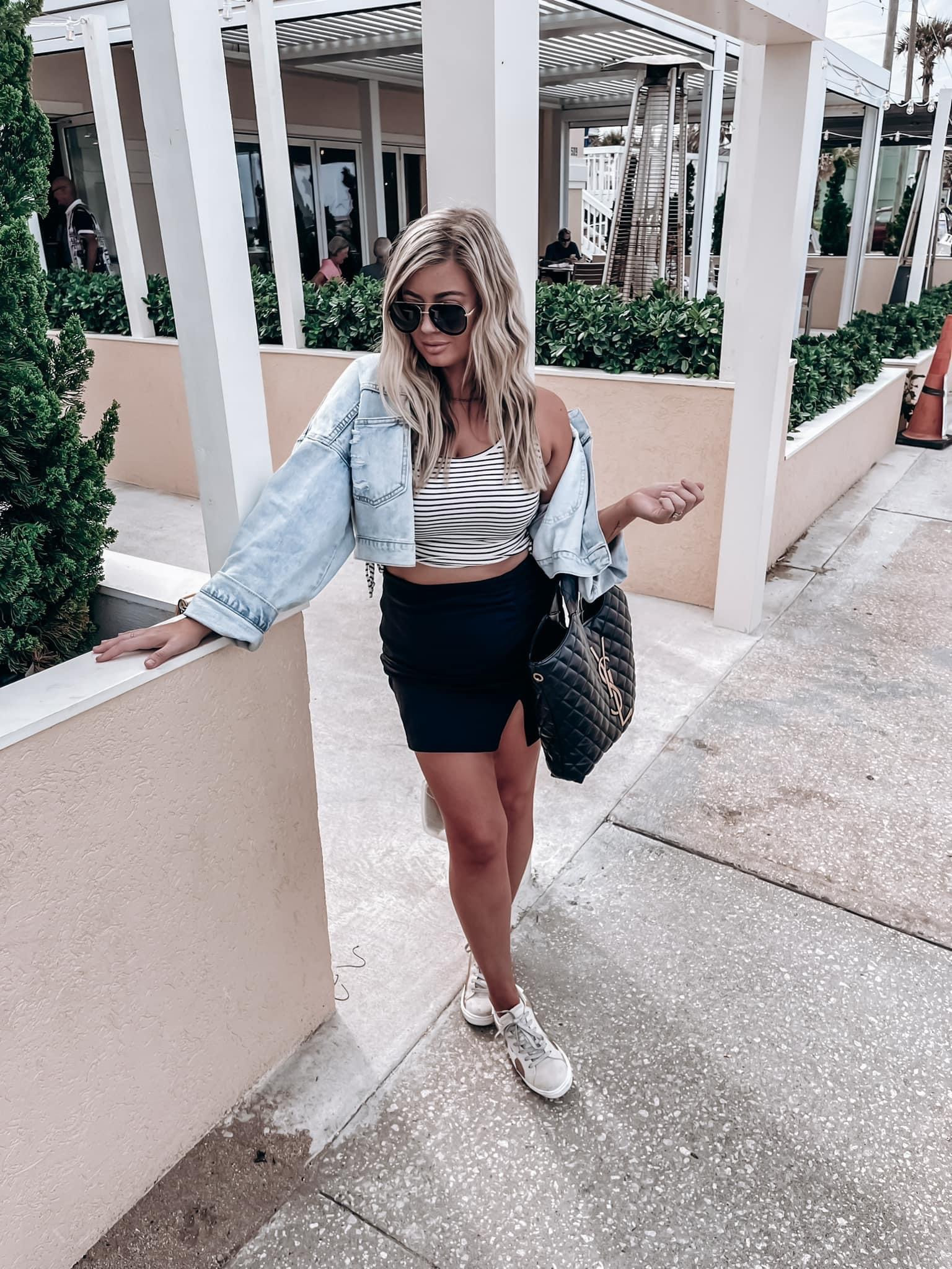 Summer Skirt Outfit / tennis shoes 
Amazon Shein 

#LTKSeasonal #LTKshoecrush #LTKunder100