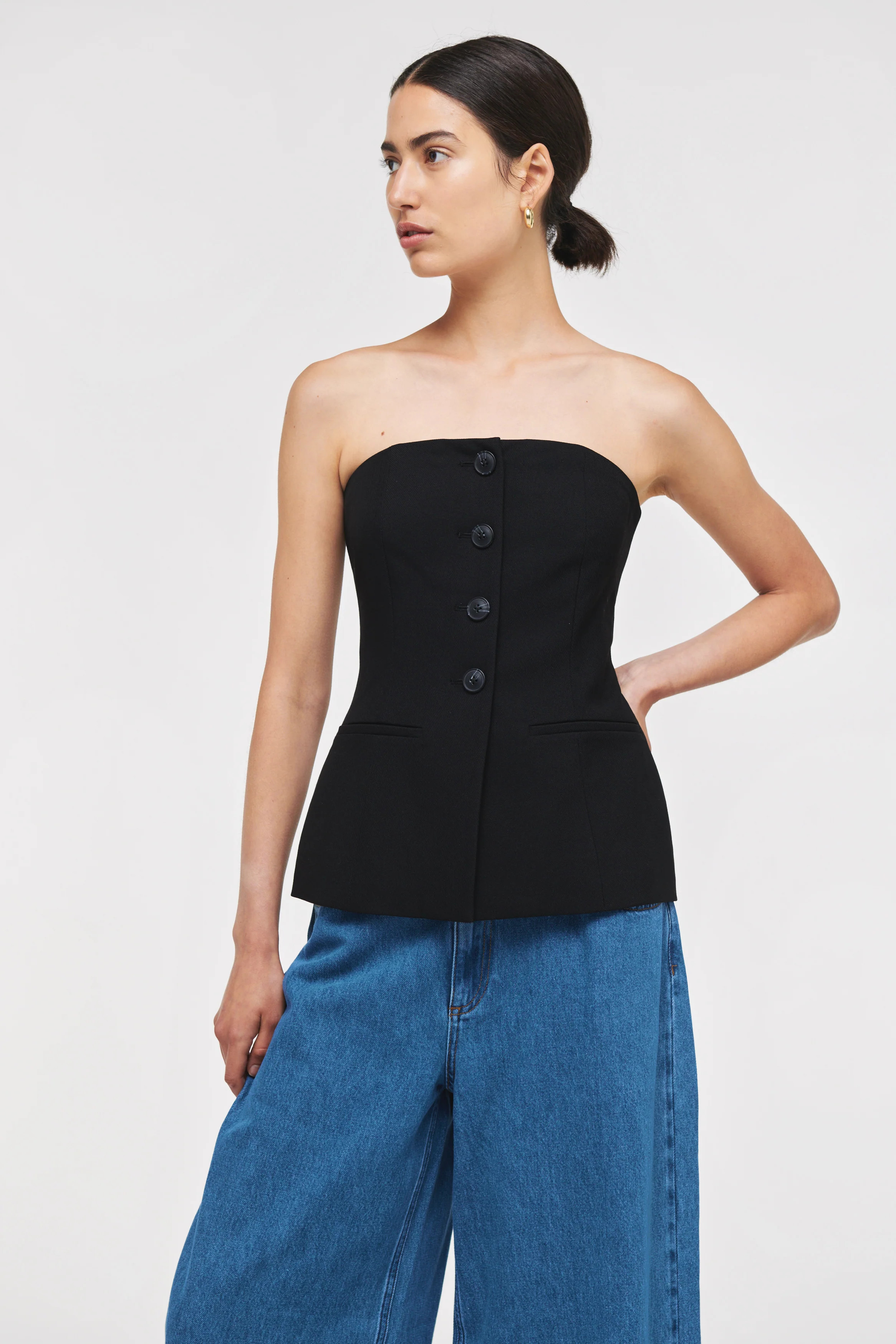 Ken Strapless Tailored Bustier | Aligne UK
