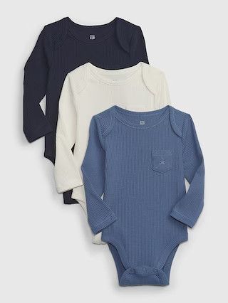 Baby First Favorites TinyRib Bodysuit (3-Pack) | Gap (US)