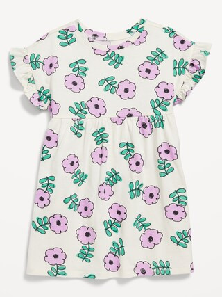Printed Fit and Flare Dress for Toddler Girls | Old Navy (US)