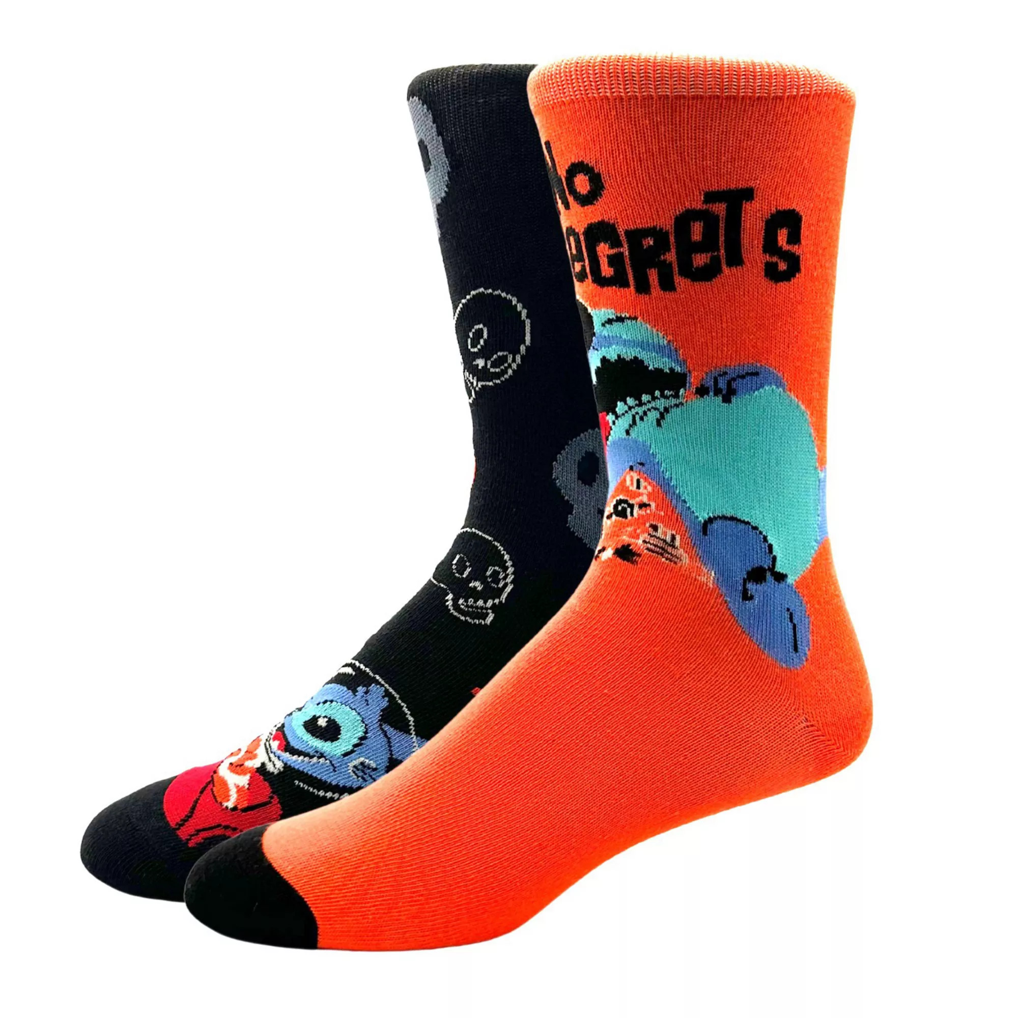 Disney's Lilo & Stitch Men's Halloween 2-pk. Crew Socks | Kohl's