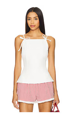 MORE TO COME Kesha Top in White from Revolve.com | Revolve Clothing (Global)