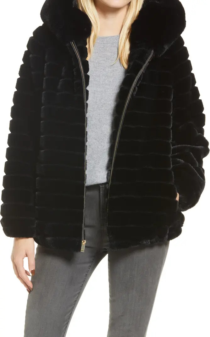 Hooded Faux Fur Jacket | Nordstrom