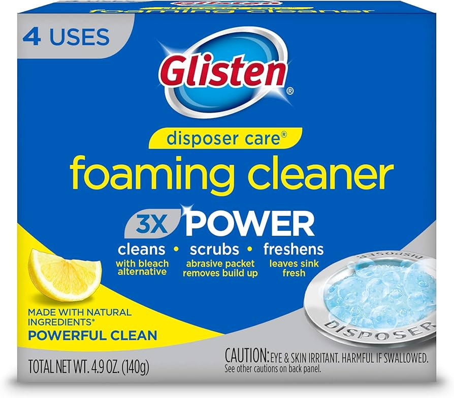 Glisten DP20B Disposer Care Foaming Garbage Disposer Cleaner-Twenty Pack (20 Uses)-Powerful Dispo... | Amazon (US)