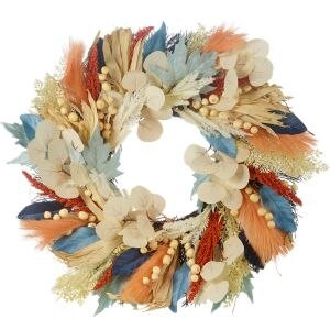 Fall Fest Blue Floral Wreath, 24.5 in | CVS