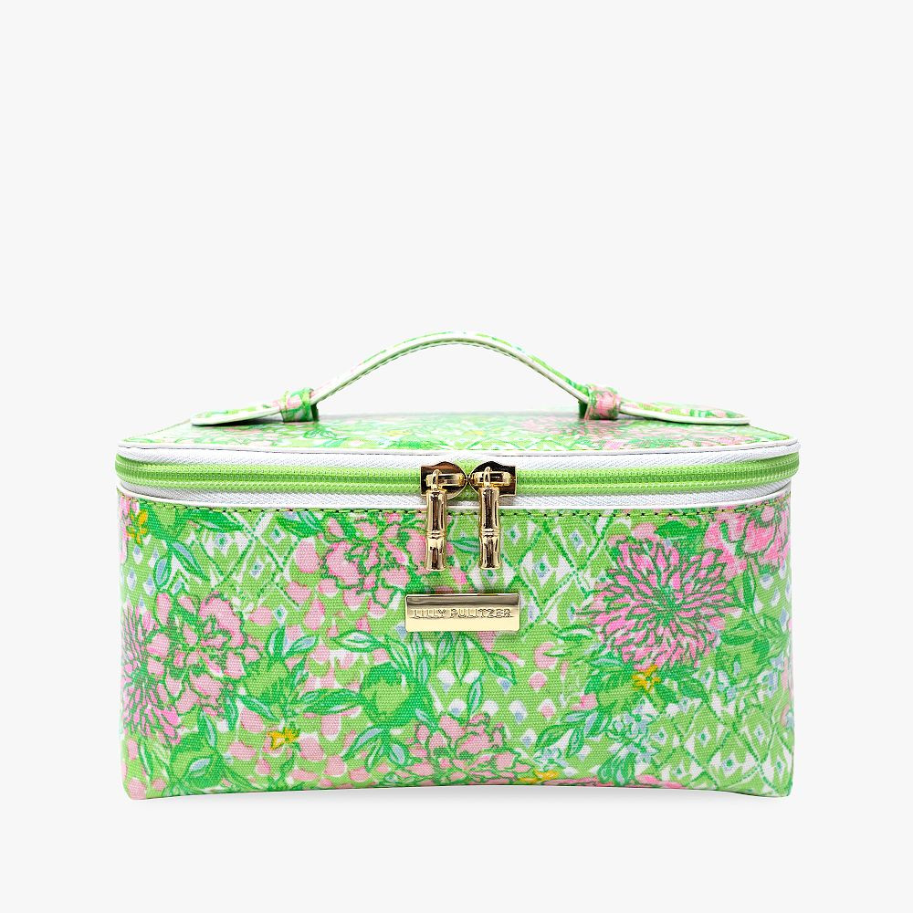 Lilly Pulitzer Lime Feeling Good Vanity Case | Pottery Barn Teen