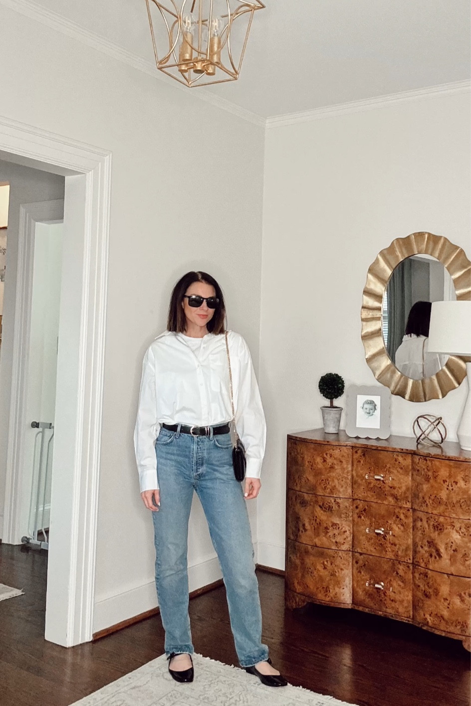 white button down, spring outfit, capsule wardrobe, capsule closet, closet staples

#LTKSeasonal #LTKfindsunder100 #LTKstyletip