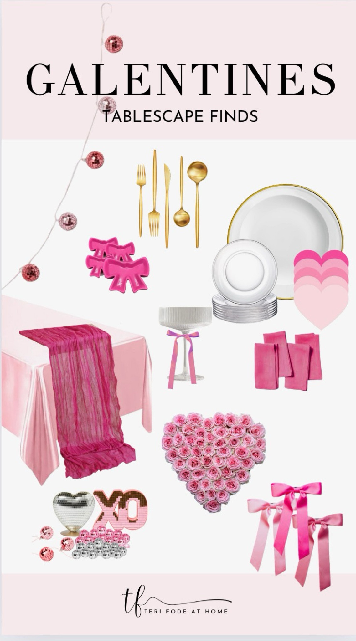 Valentines Day decor, Galentine’s Brunch decor, Valentines party, Valentine tablescape 

#LTKHome #LTKParties #LTKSeasonal
