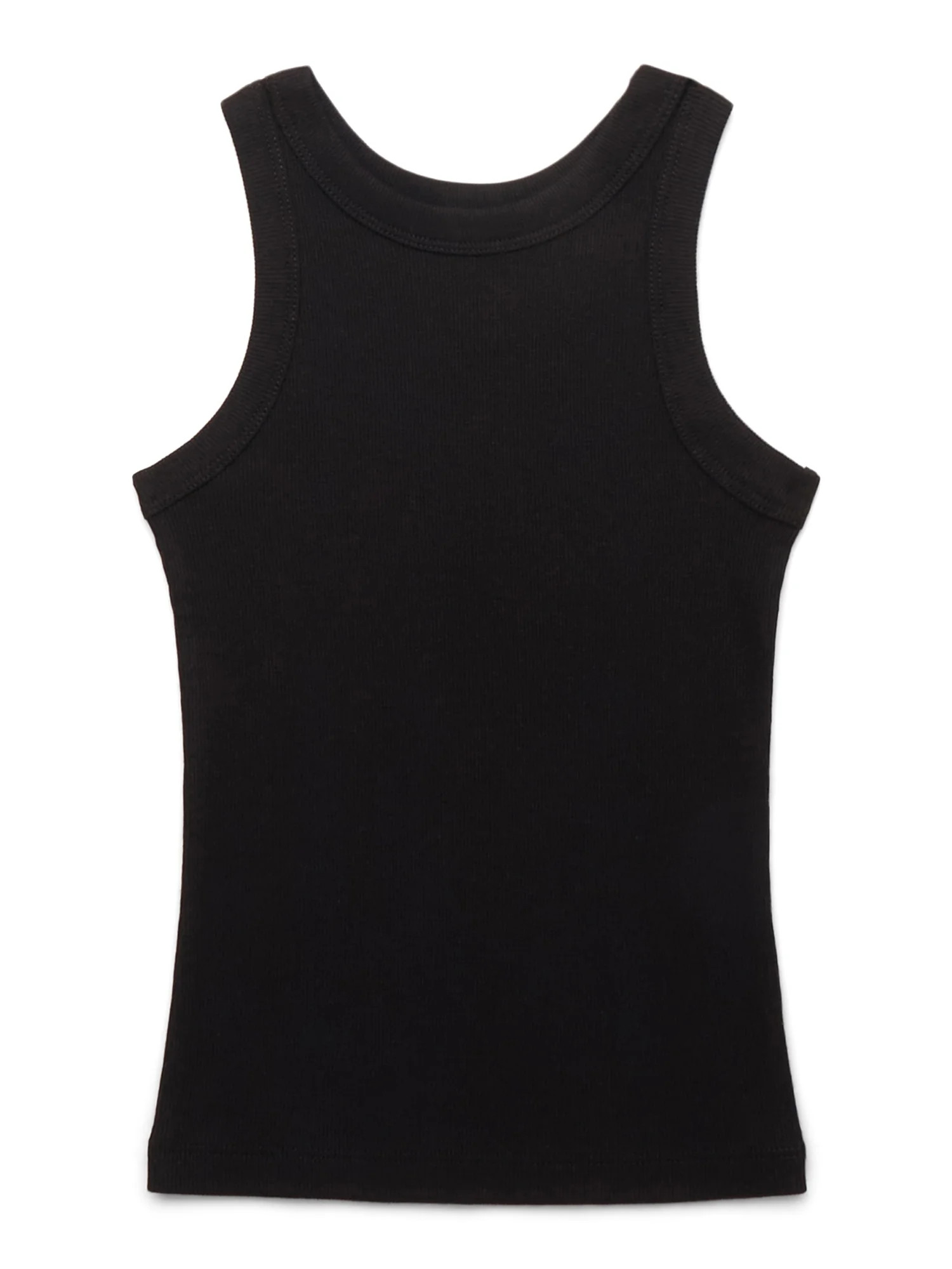 Wonder Nation Girls Kid Tough Ribbed Tank Top, Sizes 4-18 & Plus | Walmart (US)