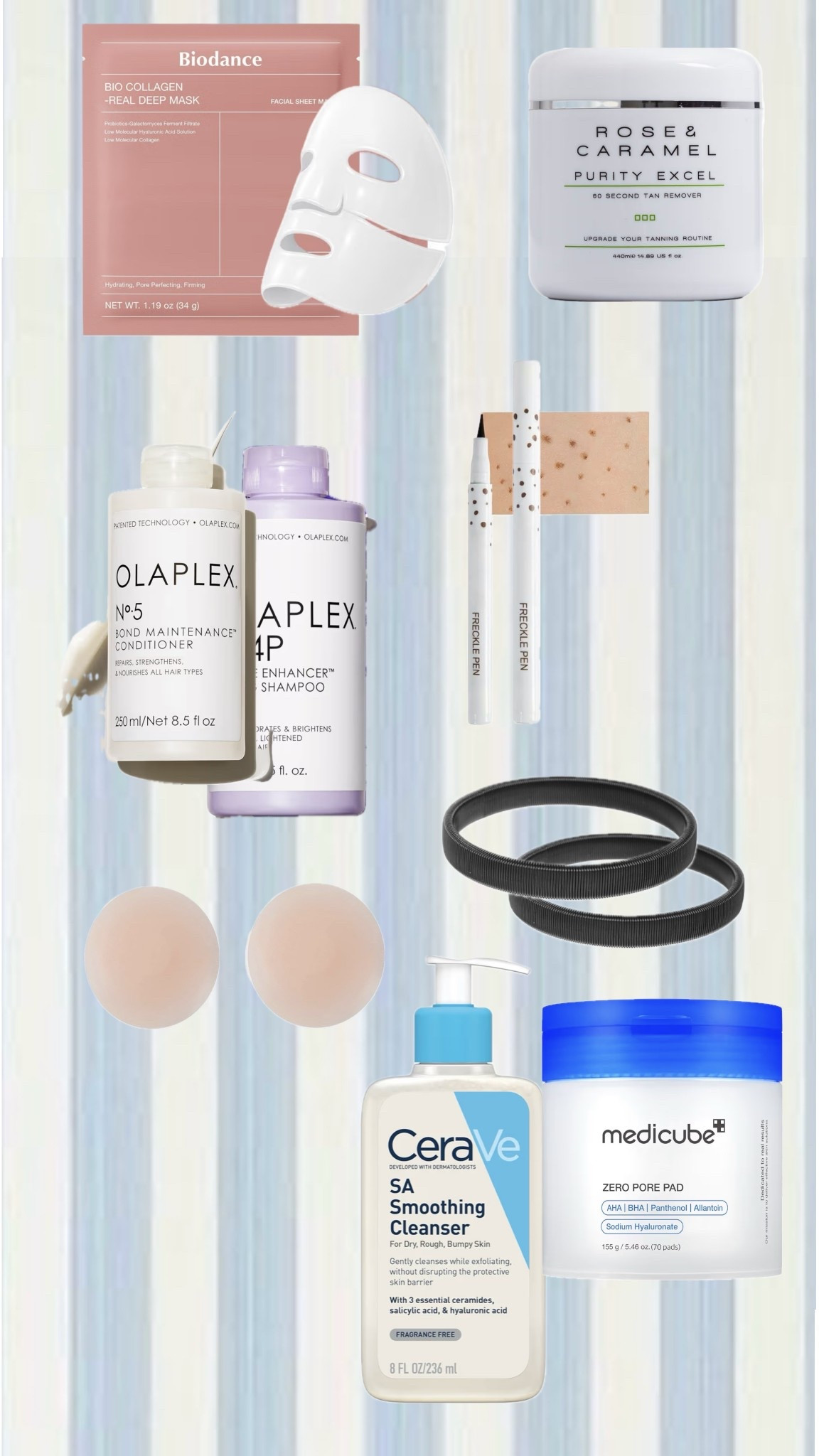 Amazon spring deals
Bio-dance face masks 
Collegian masks 
Shirt holders 
Nipple Pete’s
Freckle pen 
Cleanser
Purple shampoo 
Olaplex 
Skincare top buys
Fake tan remover 

#LTKuk #LTKbeauty #LTKgiftguide