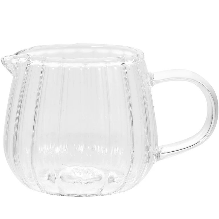 NUOLUX Glass Creamer Pitcher Cup Coffee Creamer Jar with Pour Spout Mini Glass Milk Jug(60ml) - W... | Walmart (US)