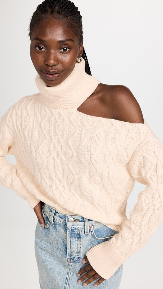 PAIGE Cable Knit Raundi Sweater | SHOPBOP | Shopbop