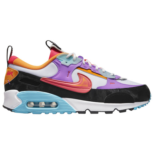 Nike Womens Air Max 90 Futura - Running Shoes Bright Crimson/White Size 06.0 | Foot Locker (US)