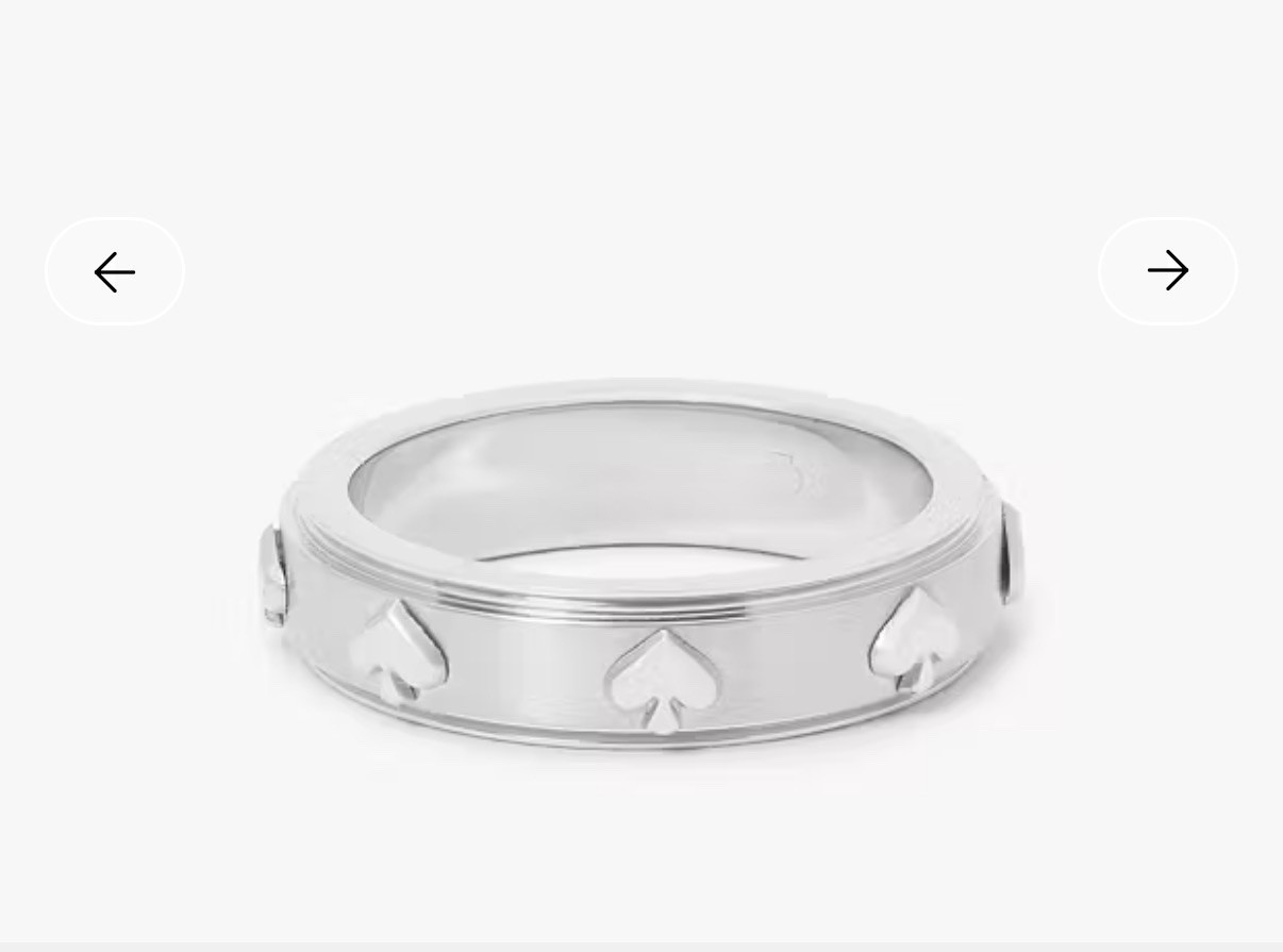 #SpotTheSpadeMetalRing #katespade #spadering #gift #silverring