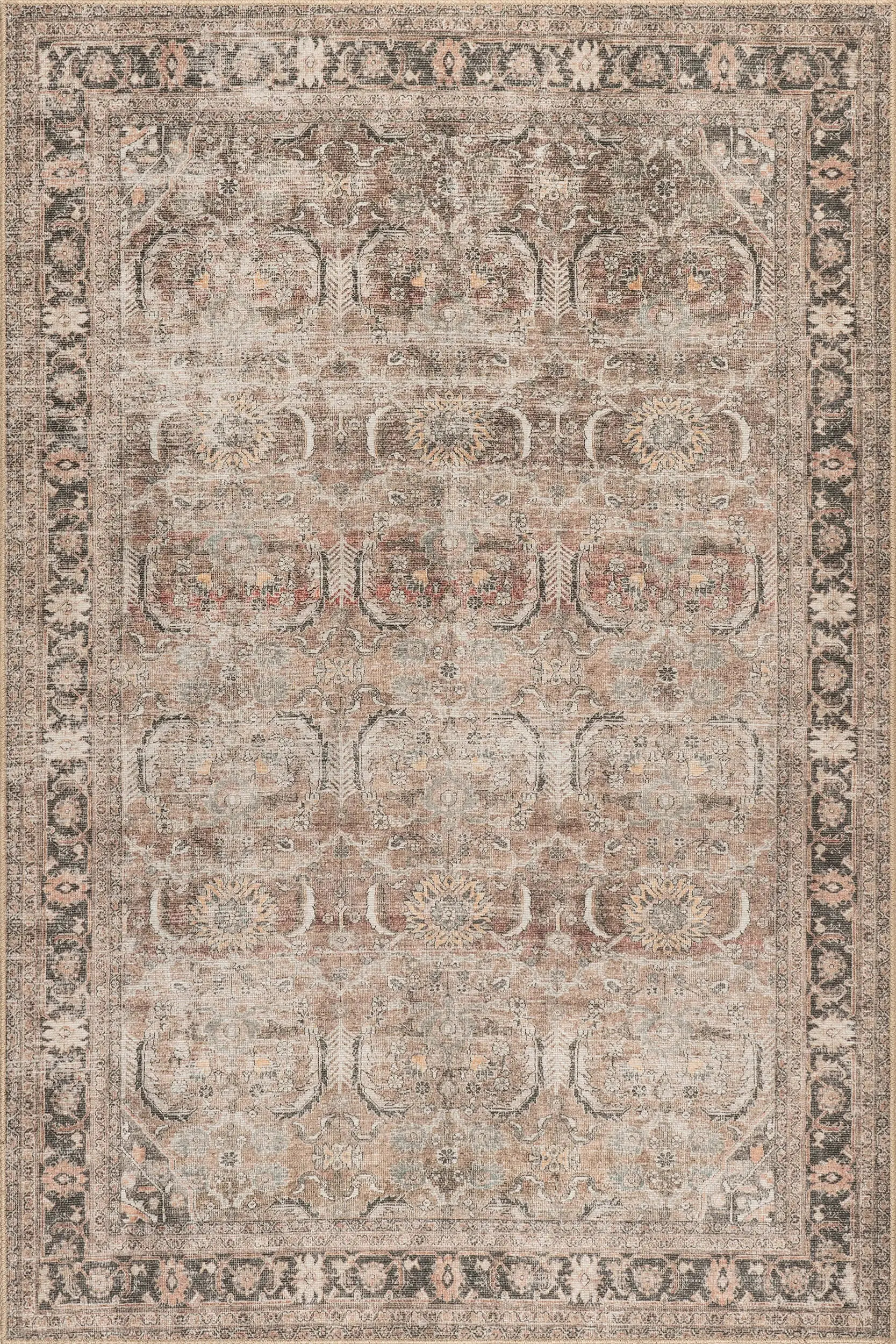Red Bank Antiqued Jute-Blend Rug | Light Brown | Rugs USA