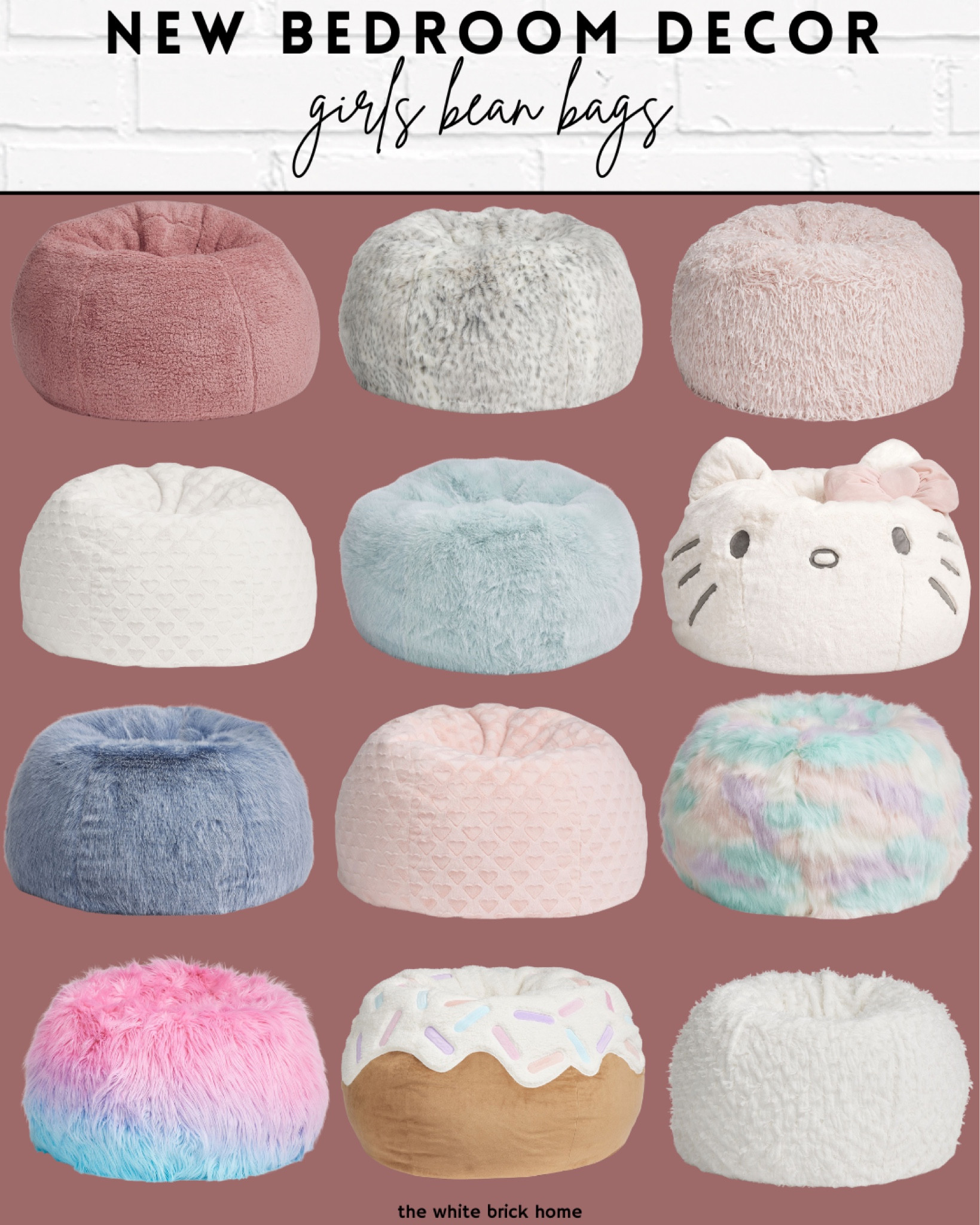 Fun new releases if you are looking for a bedroom chair - these bean bags make great gift ideas! 

Girls room, teen girls room, teen girls bedroom, girls bedroom, bean bag, bedroom chair, girls bedroom bean bag, bedroom, girls bedroom
 Decor, girls bedroom furniture, girls bedroom ideas, girls bedroom pottery barn teen, hello kitty, pink bedroom, Taylor swift bedroom, girls gift ideas, girls bedroom goals, girls bedroom seating. 

#LTKFamily #LTKKids #LTKHome