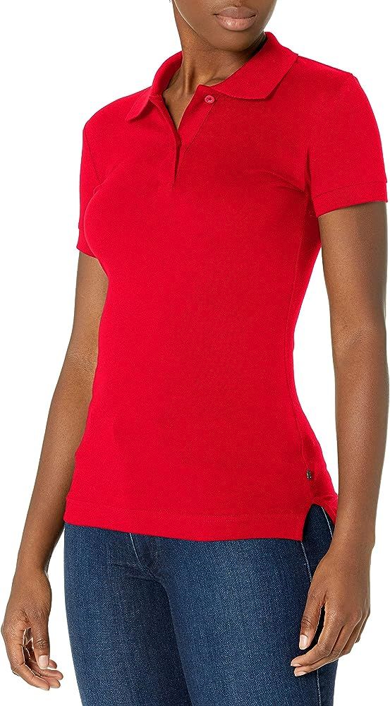 Lee Uniforms Juniors' Stretch Pique Polo Shirt | Amazon (US)