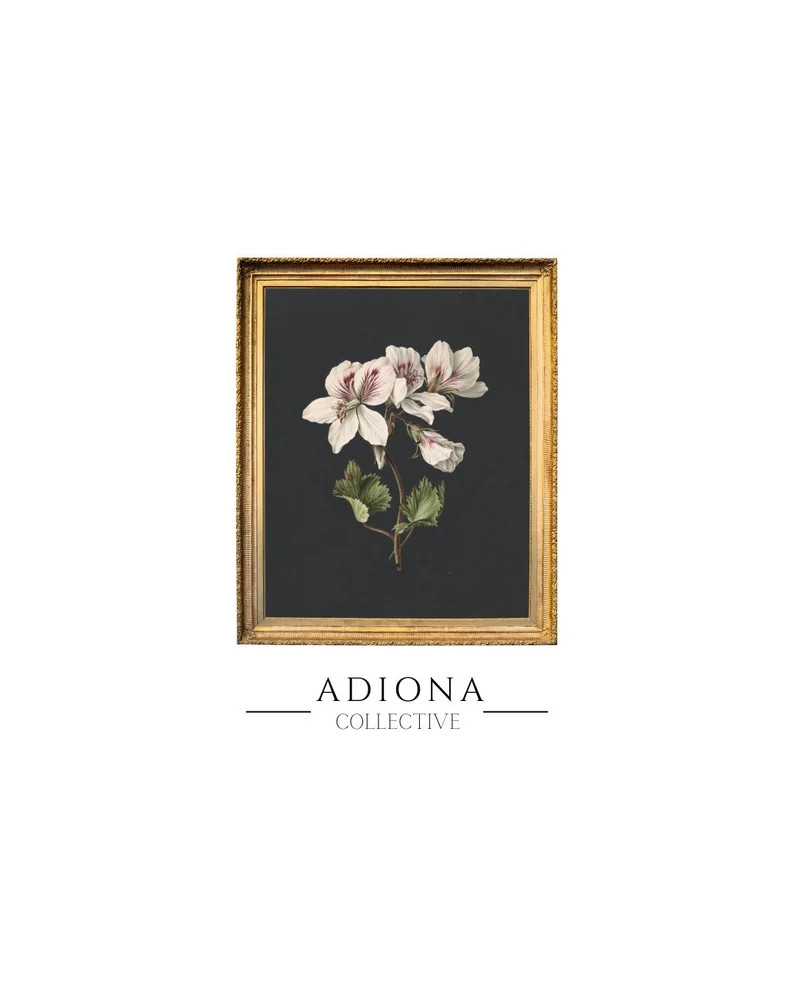 Vintage Floral Painting in Watercolor Vintage Watercolor Botanical Art Vintage Art Printable Artw... | Etsy (US)