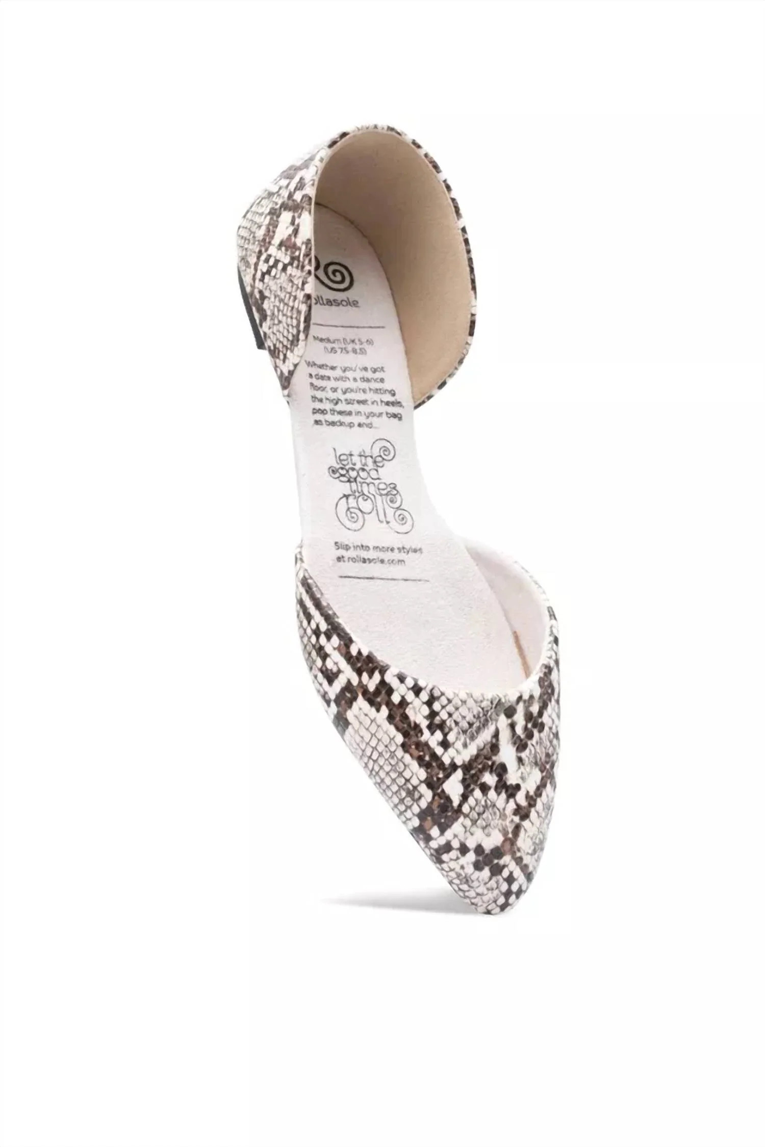 Women's Snakeskin Mules In Beige | Shop Simon