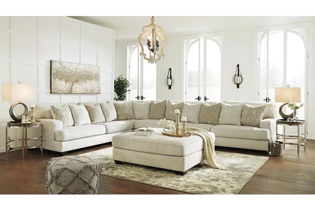 Rawcliffe 4-Piece Sectional with Ottoman | Ashley Homestore