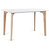 Giantex Modern Dining Table Mid-Century Home Dining Room Kitchen Table w/Rectangular Top Wood Leg... | Amazon (US)