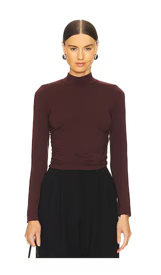 Longsleeve Top in Brown | Revolve Clothing (Global)