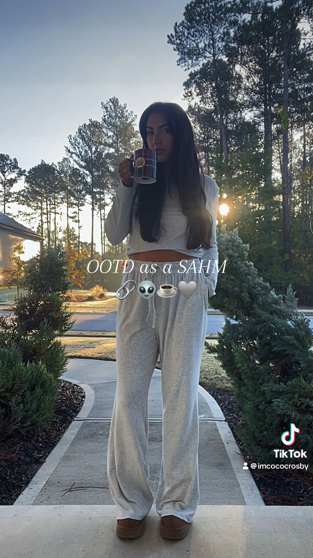 Grey coord Amazon set matching set long sleeve 

#LTKFindsUnder50 #LTKStyleTip #LTKSeasonal