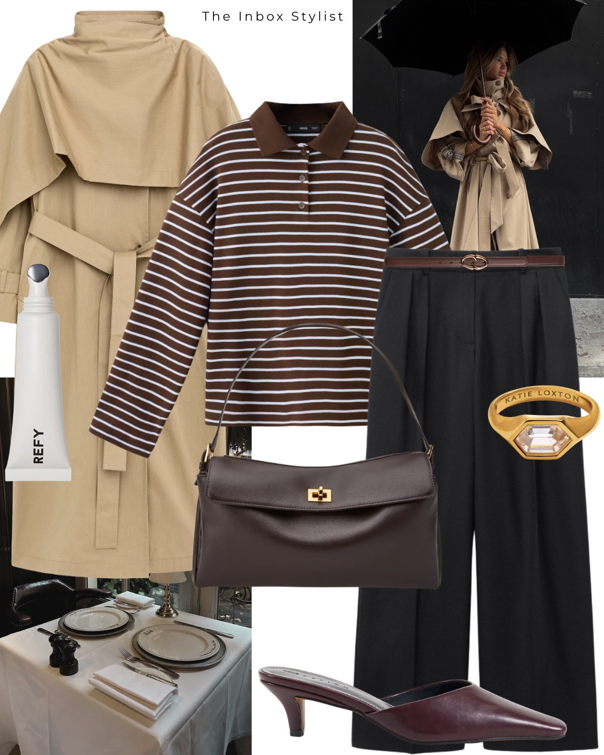 The perfect polished outfit for navigating a rainy day at the office.

#LTKautumn #LTKstyletip #LTKbag