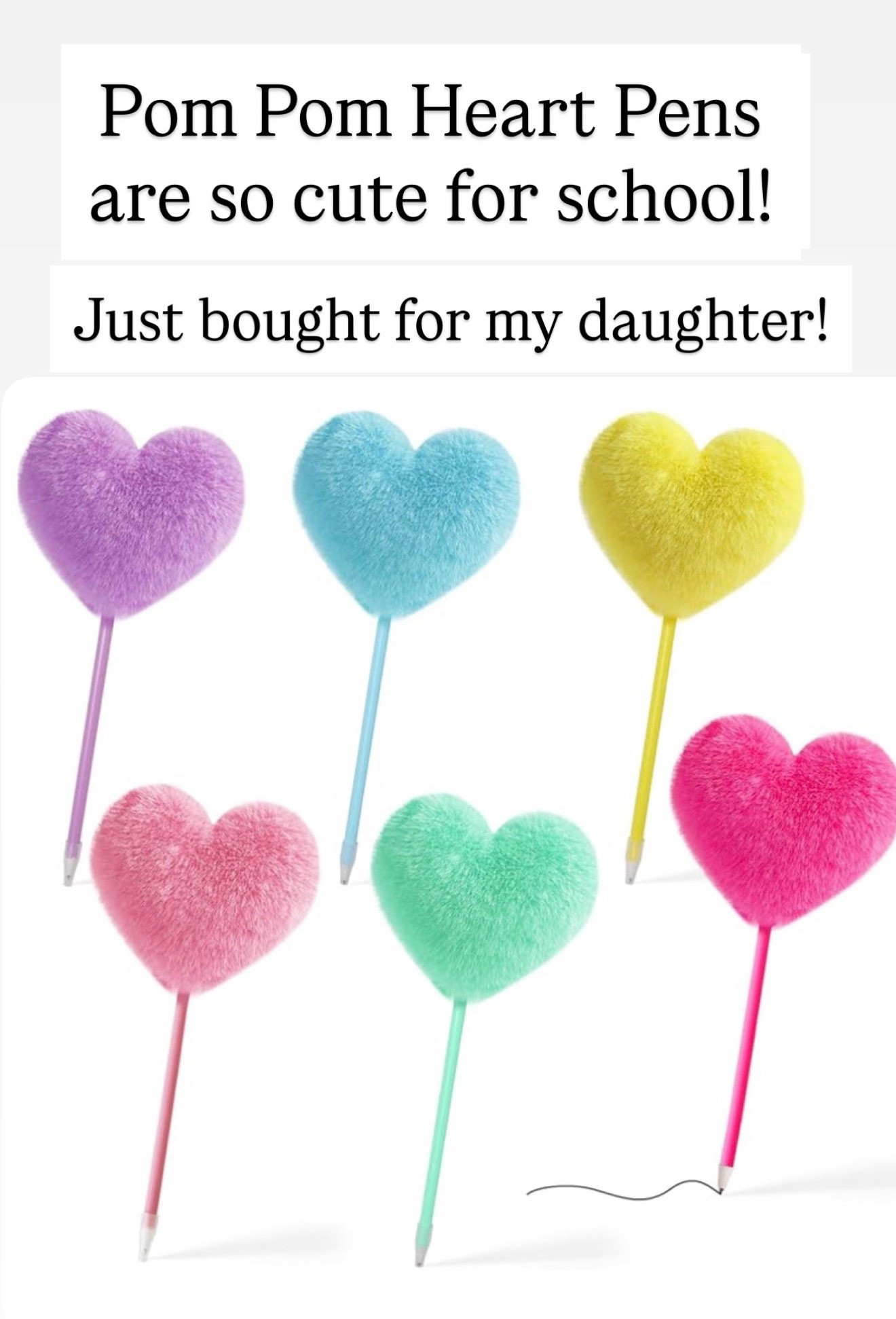 Cutest pom-pom pens for kids

#LTKValentine
