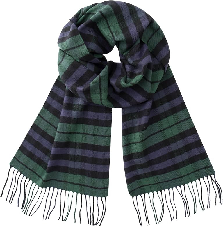 CALVIN & OLIVIA Ultra-Soft Winter Cashmere Feel Scarf Warm Long Unisex Winter Scarves Perfect Hol... | Amazon (US)