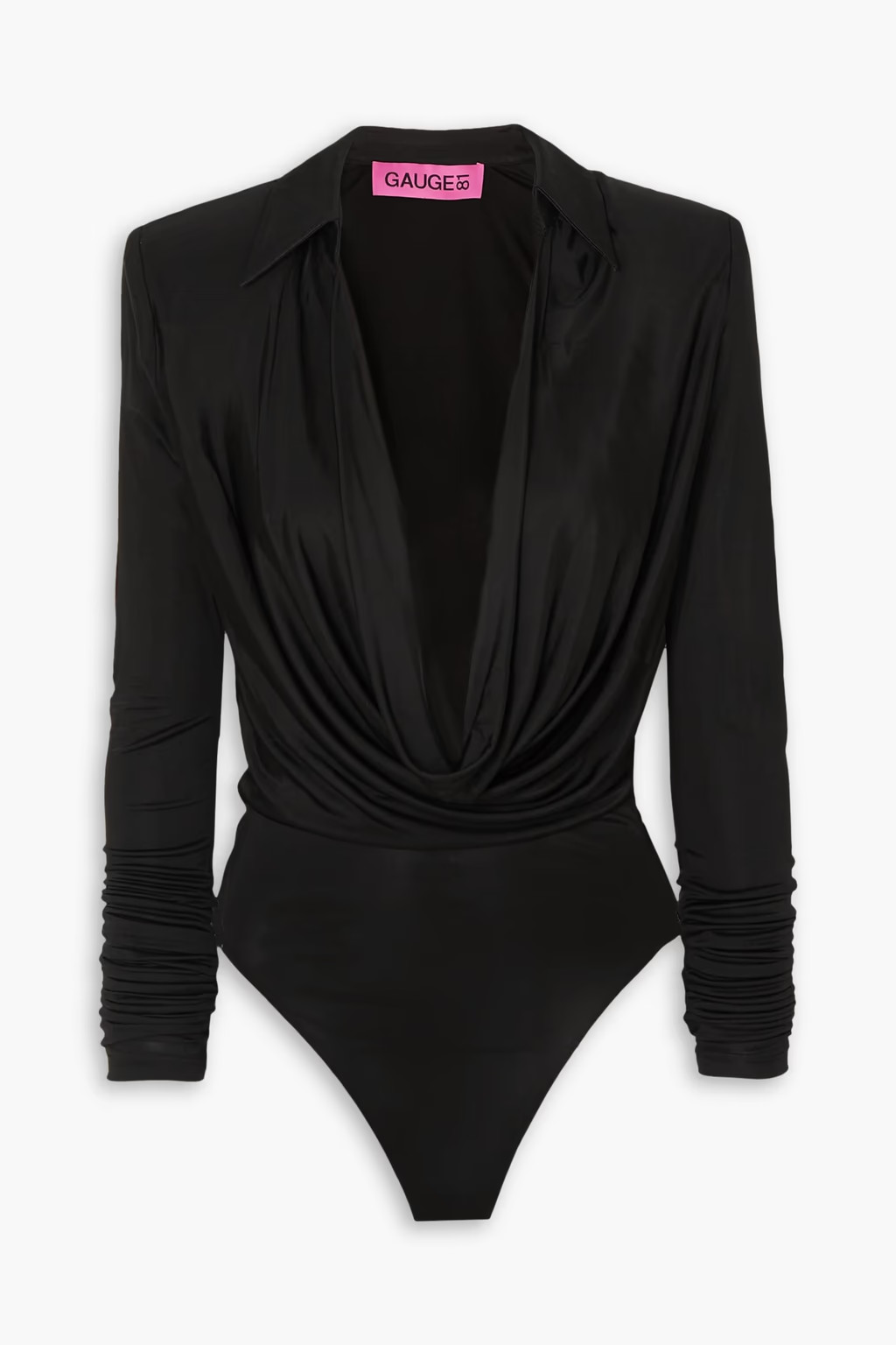 Bauska draped jersey bodysuit | The Outnet (US and CA)